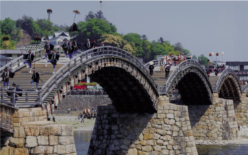 岩国宮島航路風景